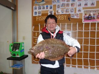 ヒラメ部門優勝者