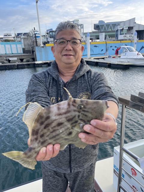 カワハギ部門優勝者