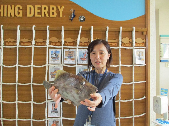 カワハギ部門優勝者